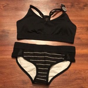 PINK Bikini Undies and Sports Bra Set